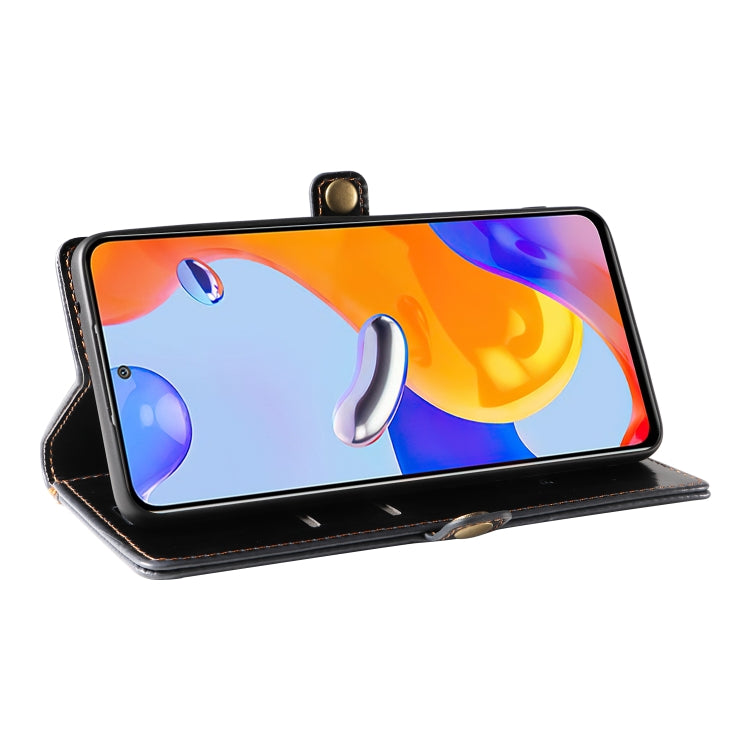 For Xiaomi Redmi Note 11 Pro 4G GQUTROBE RFID Blocking Oil Wax Leather Phone Case