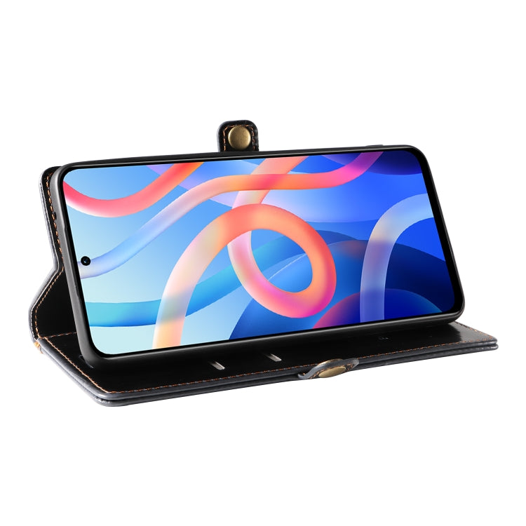 For Xiaomi Redmi Note 11 5G GQUTROBE RFID Blocking Oil Wax Leather Phone Case