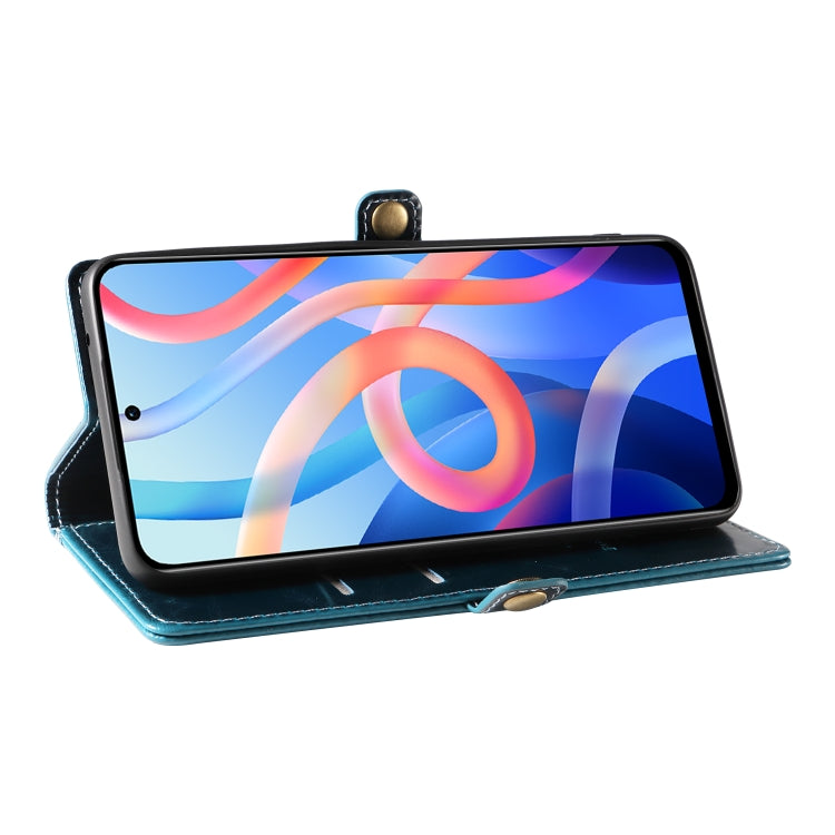 For Xiaomi Redmi Note 11 5G GQUTROBE RFID Blocking Oil Wax Leather Phone Case