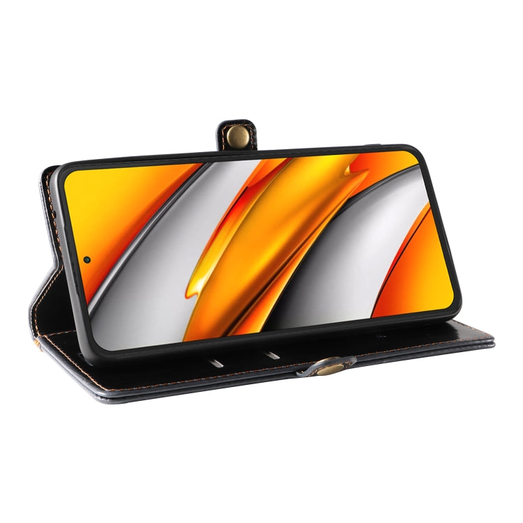 For Xiaomi Poco F3 / Redmi K40 GQUTROBE RFID Blocking Oil Wax Leather Phone Case