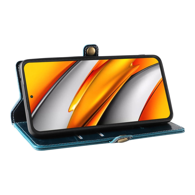 For Xiaomi Poco F3 / Redmi K40 GQUTROBE RFID Blocking Oil Wax Leather Phone Case