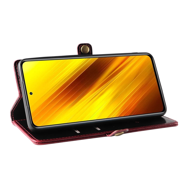 For Xiaomi Poco X3 NFC GQUTROBE RFID Blocking Oil Wax Leather Phone Case