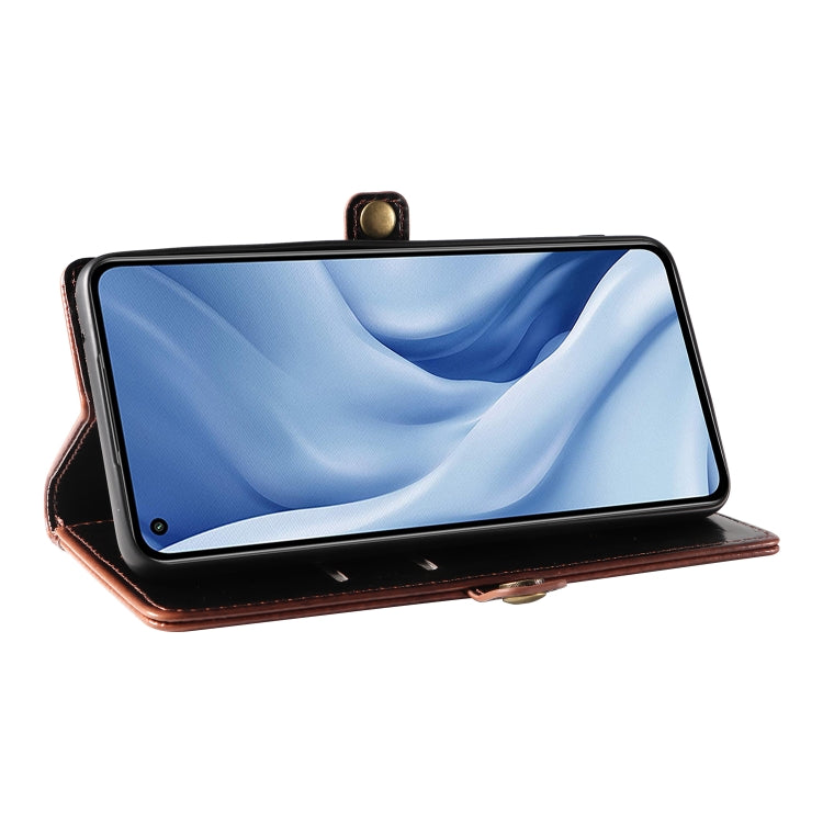 For Xiaomi Mi 11 Lite GQUTROBE RFID Blocking Oil Wax Leather Phone Case