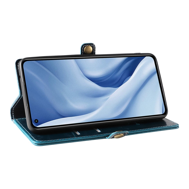 For Xiaomi Mi 11 Lite GQUTROBE RFID Blocking Oil Wax Leather Phone Case