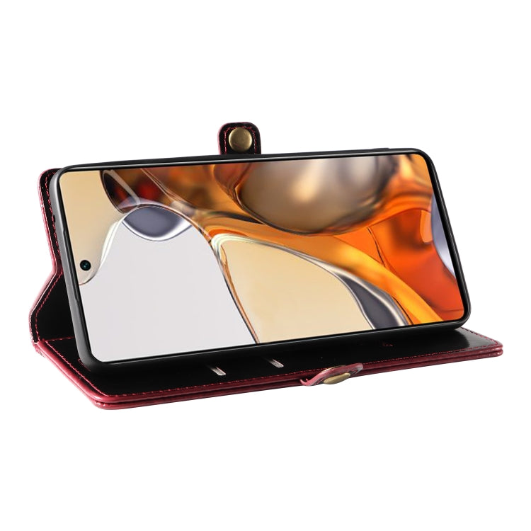 For Xiaomi 11T GQUTROBE RFID Blocking Oil Wax Leather Phone Case