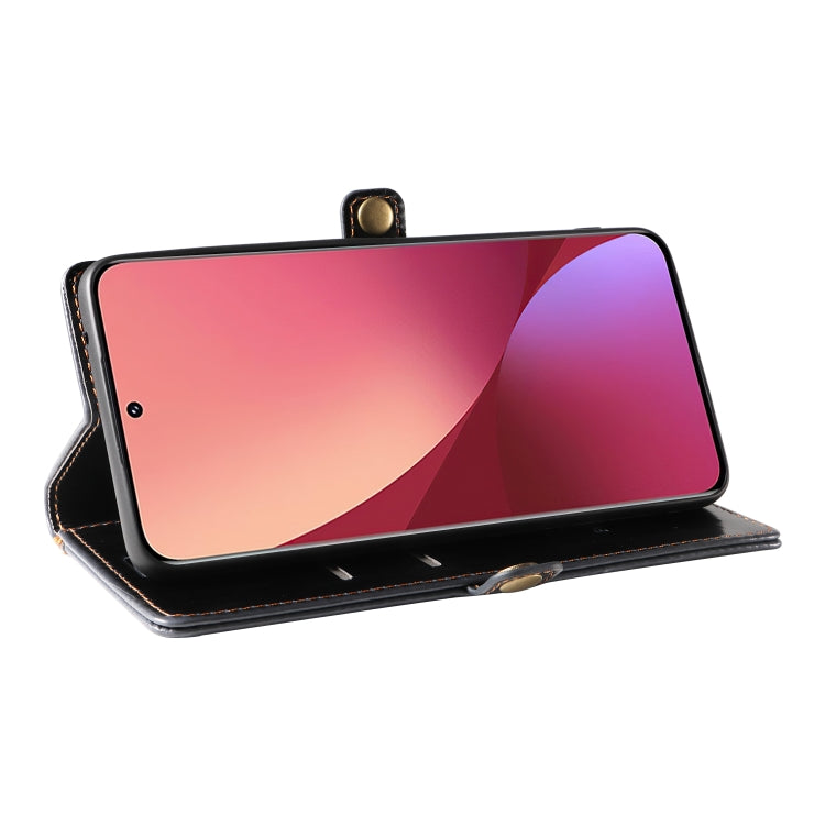 For Xiaomi 12 GQUTROBE RFID Blocking Oil Wax Leather Phone Case