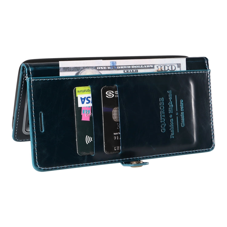 For Xiaomi Poco X4 Pro 5G GQUTROBE RFID Blocking Oil Wax Leather Phone Case