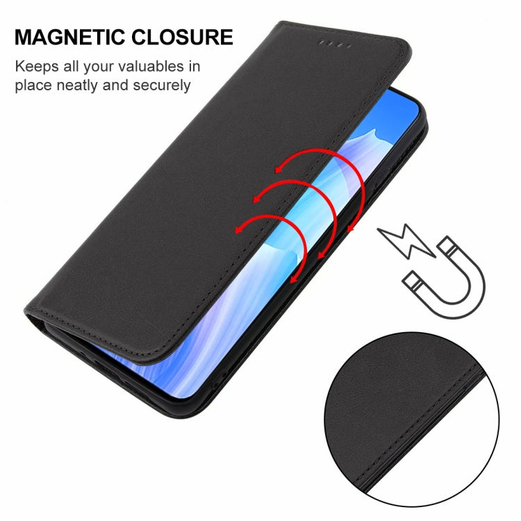 For Huawei Enjoy 30 Plus Magnetic Closure Leather Phone Case
