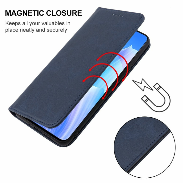 For Huawei Enjoy 30 Plus Magnetic Closure Leather Phone Case