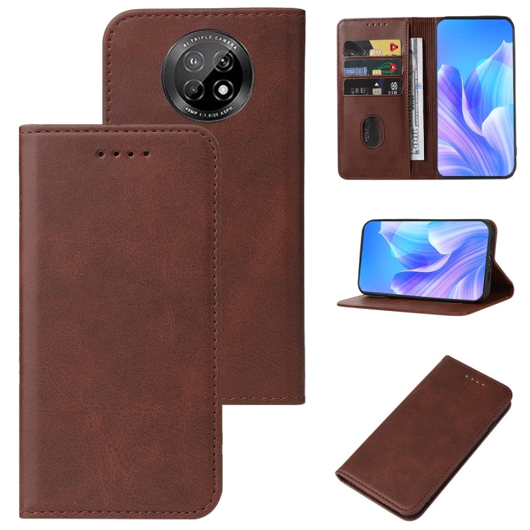 For Huawei Enjoy 30 Plus Magnetic Closure Leather Phone Case