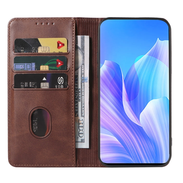 For Huawei Enjoy 30 Plus Magnetic Closure Leather Phone Case