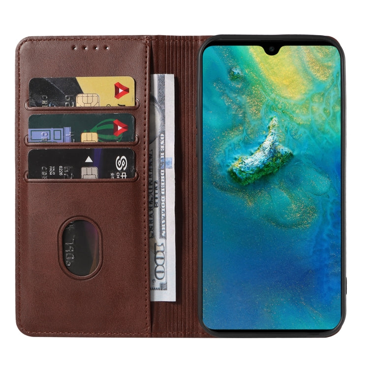 For Huawei Mate 20 Magnetic Closure Leather Phone Case
