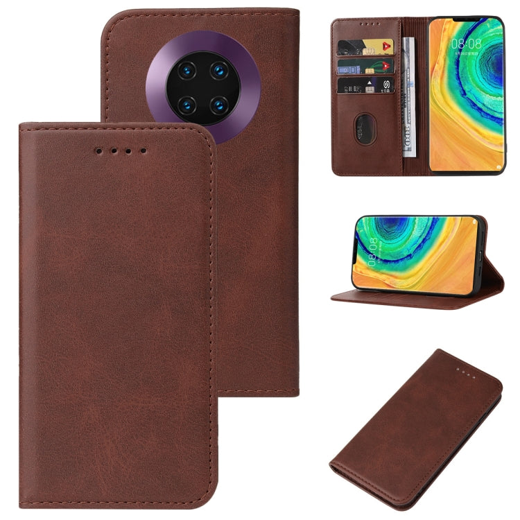 For Huawei Mate 30E Pro 5G Magnetic Closure Leather Phone Case