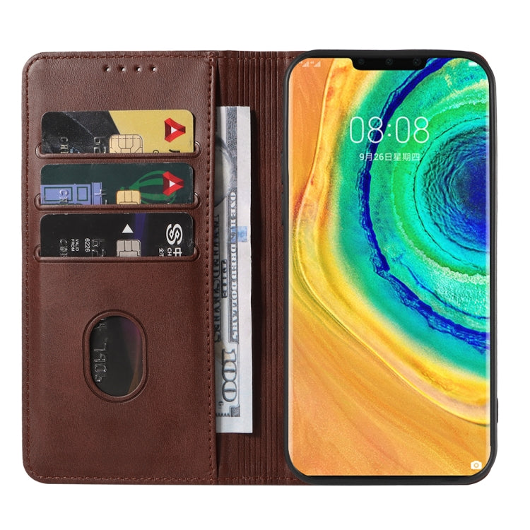 For Huawei Mate 30E Pro 5G Magnetic Closure Leather Phone Case