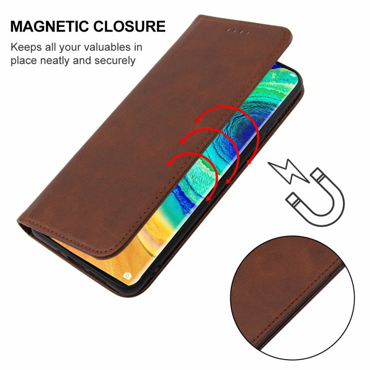 For Huawei Mate 30E Pro 5G Magnetic Closure Leather Phone Case