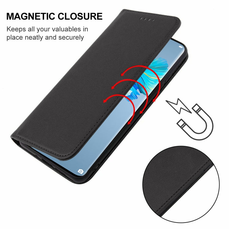 For Huawei Mate 40E 4G Magnetic Closure Leather Phone Case