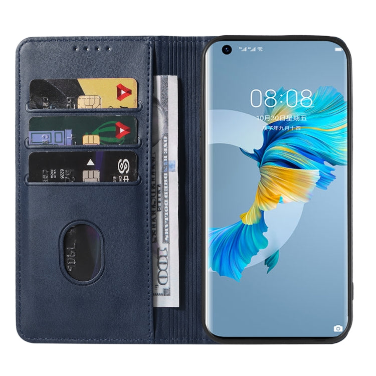 For Huawei Mate 40E 4G Magnetic Closure Leather Phone Case