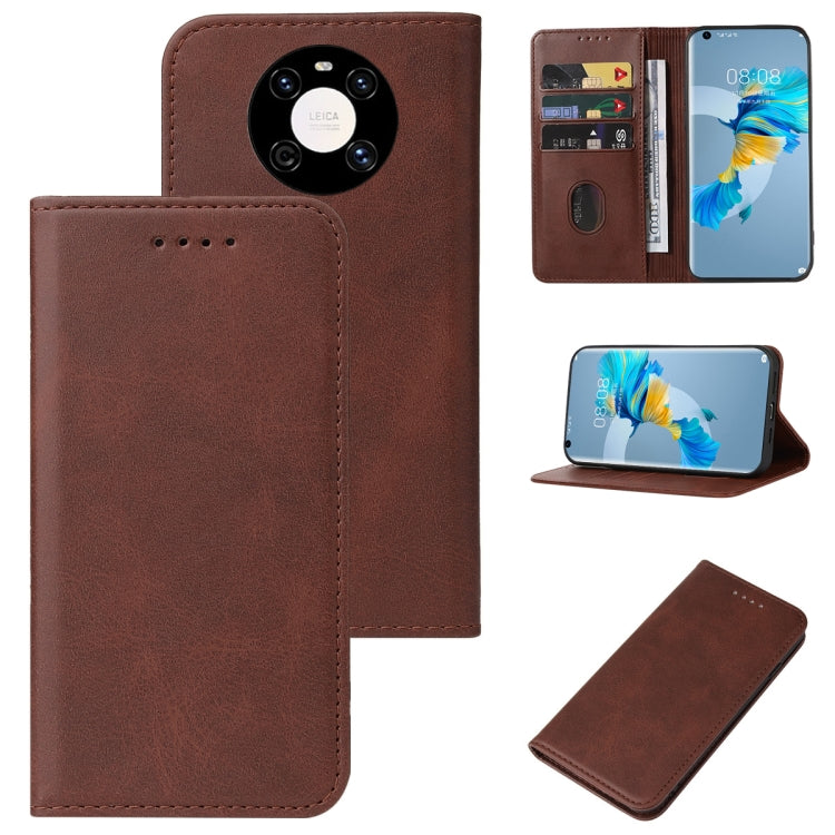 For Huawei Mate 40E 4G Magnetic Closure Leather Phone Case
