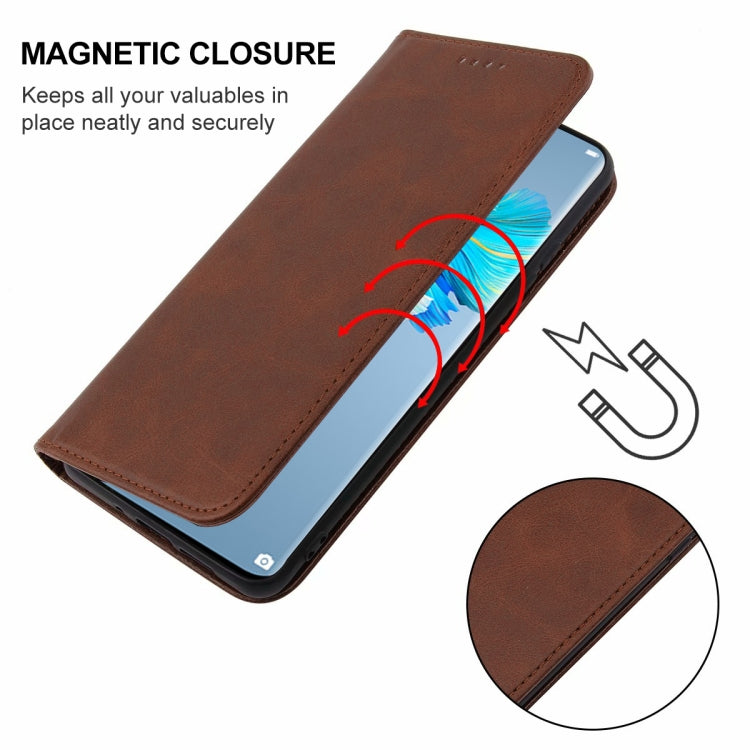 For Huawei Mate 40E 4G Magnetic Closure Leather Phone Case