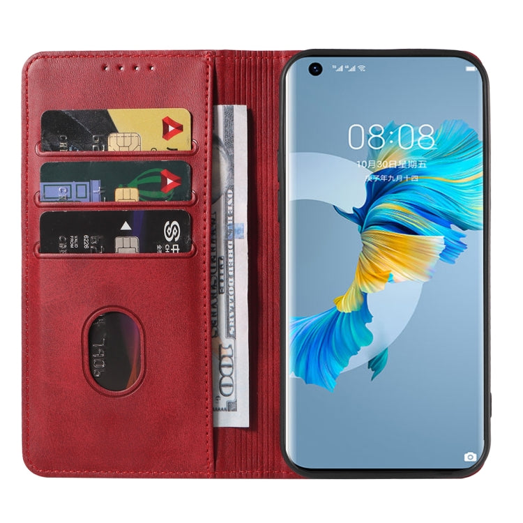 For Huawei Mate 40E 4G Magnetic Closure Leather Phone Case