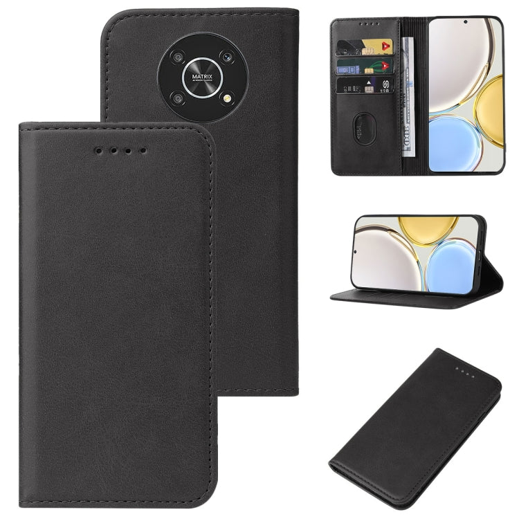 For Honor Magic4 Lite Magnetic Closure Leather Phone Case