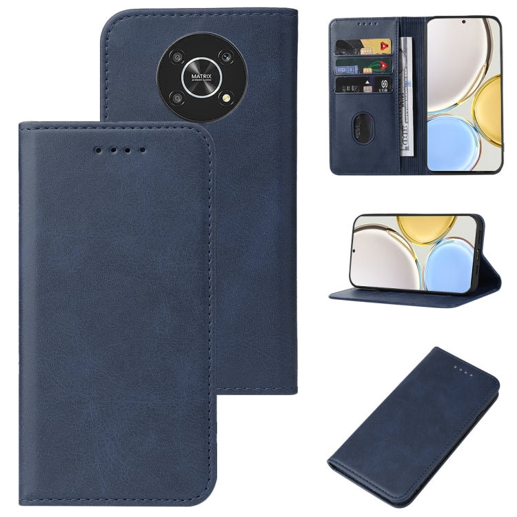 For Honor Magic4 Lite Magnetic Closure Leather Phone Case