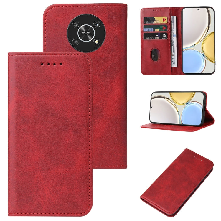 For Honor Magic4 Lite Magnetic Closure Leather Phone Case