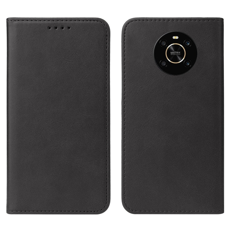 For Honor X9 Magnetic Closure Leather Phone Case