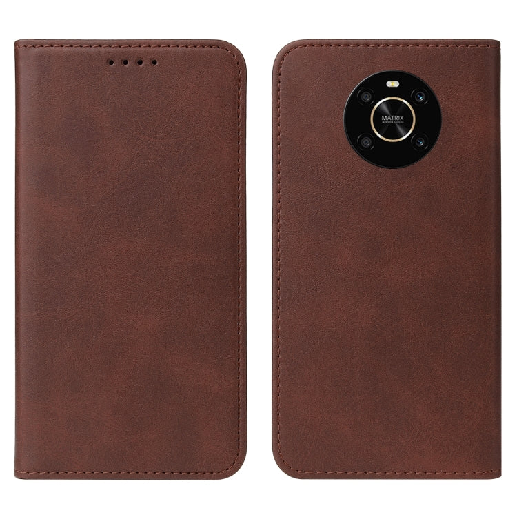 For Honor X9 Magnetic Closure Leather Phone Case