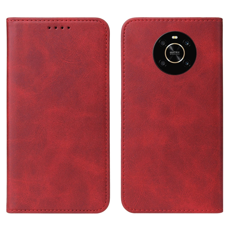 For Honor X9 Magnetic Closure Leather Phone Case