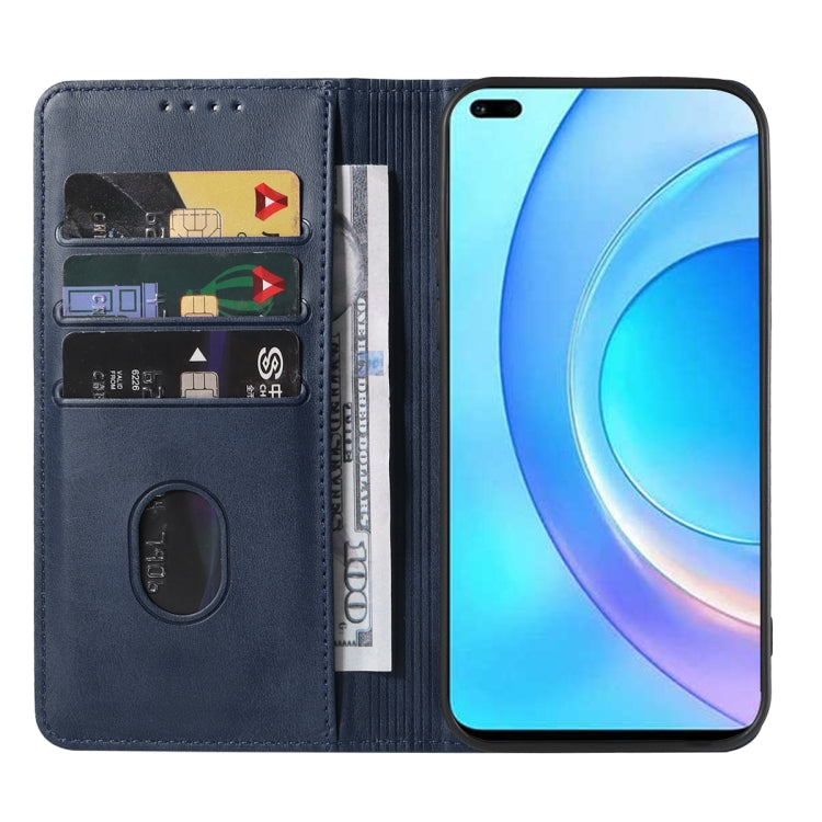 For Honor 50 Lite Magnetic Closure Leather Phone Case