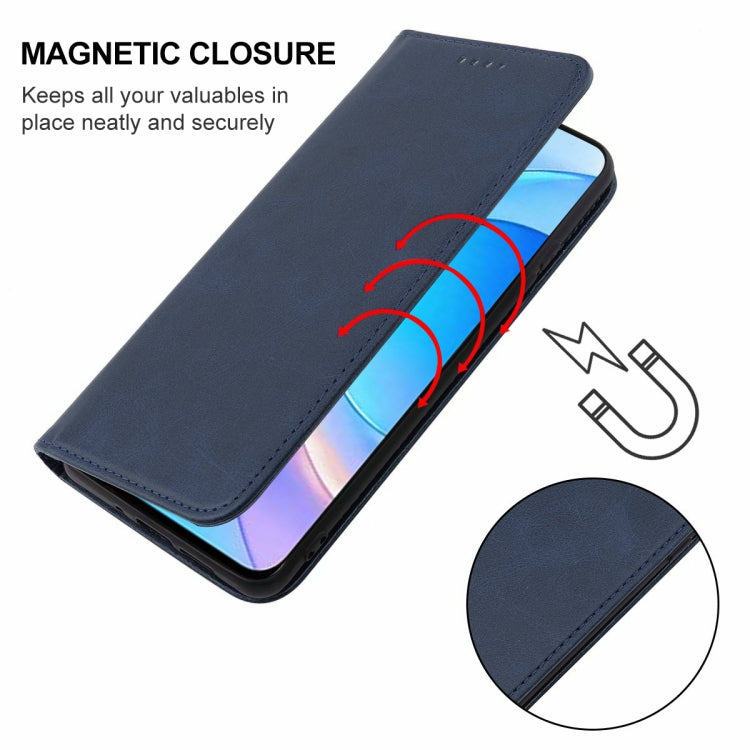 For Honor 50 Lite Magnetic Closure Leather Phone Case