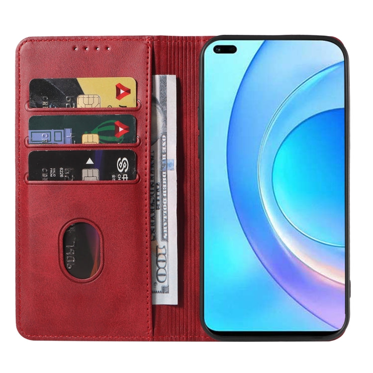 For Honor 50 Lite Magnetic Closure Leather Phone Case