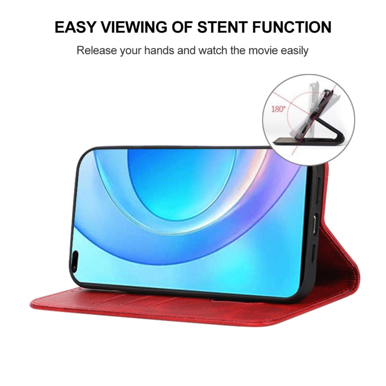 For Honor 50 Lite Magnetic Closure Leather Phone Case