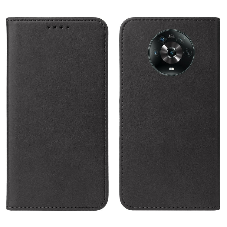 For Honor Magic4 Magnetic Closure Leather Phone Case