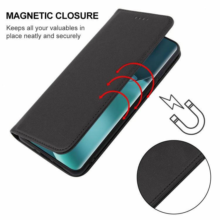 For Honor Magic4 Magnetic Closure Leather Phone Case