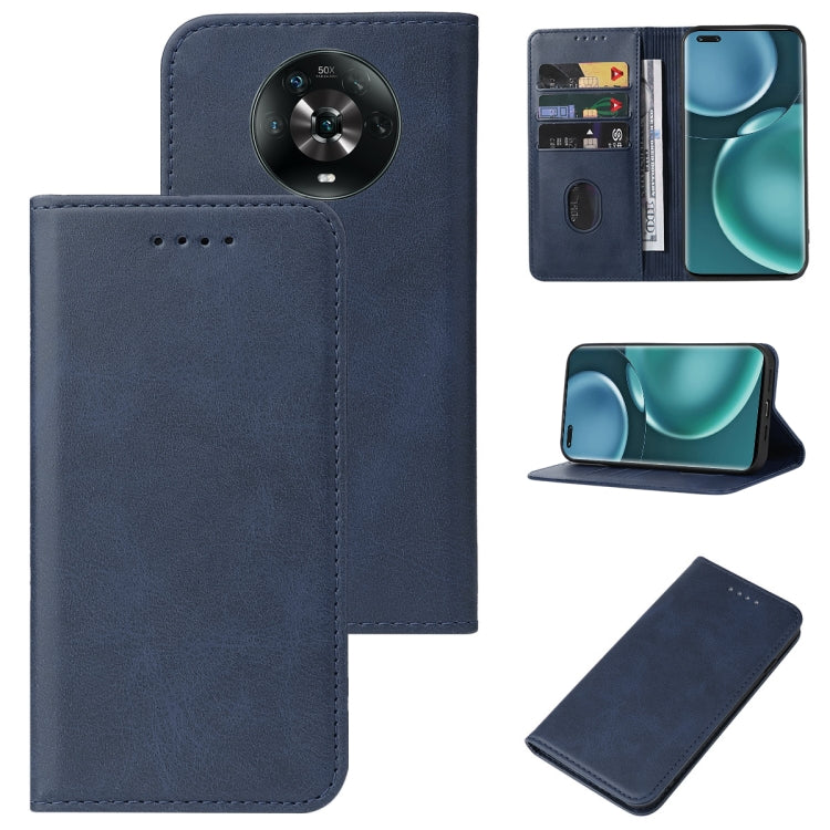 For Honor Magic4 Magnetic Closure Leather Phone Case