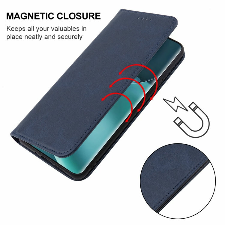For Honor Magic4 Magnetic Closure Leather Phone Case