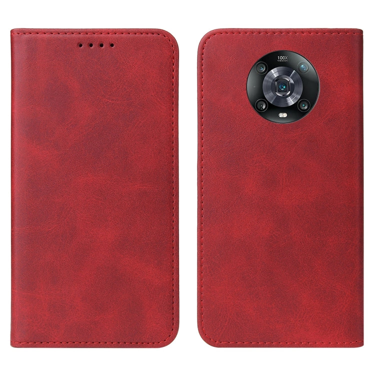 For Honor Magic4 Magnetic Closure Leather Phone Case