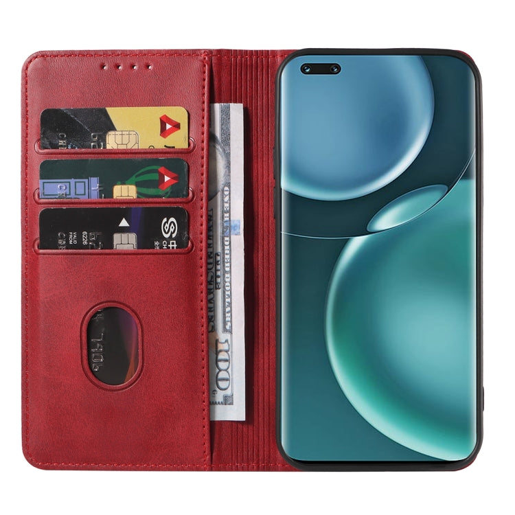 For Honor Magic4 Magnetic Closure Leather Phone Case