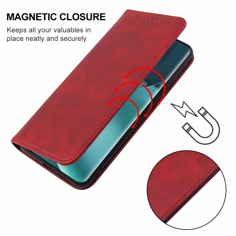 For Honor Magic4 Magnetic Closure Leather Phone Case