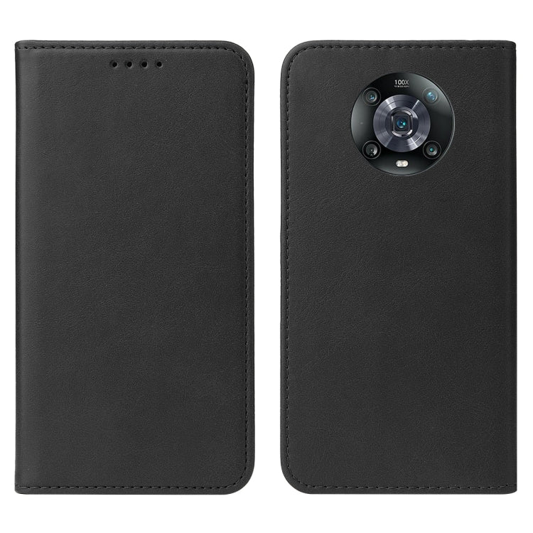 For Honor Magic4 Pro Magnetic Closure Leather Phone Case