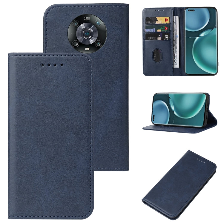 For Honor Magic4 Pro Magnetic Closure Leather Phone Case