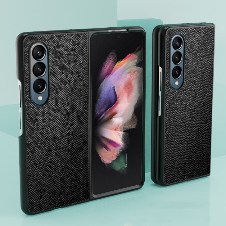 For Samsung Galaxy Z Fold4 Skin Leather Folded Phone Case