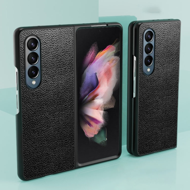 For Samsung Galaxy Z Fold4 Skin Leather Folded Phone Case