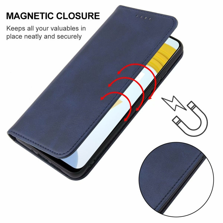For Realme C21Y Magnetic Closure Leather Phone Case
