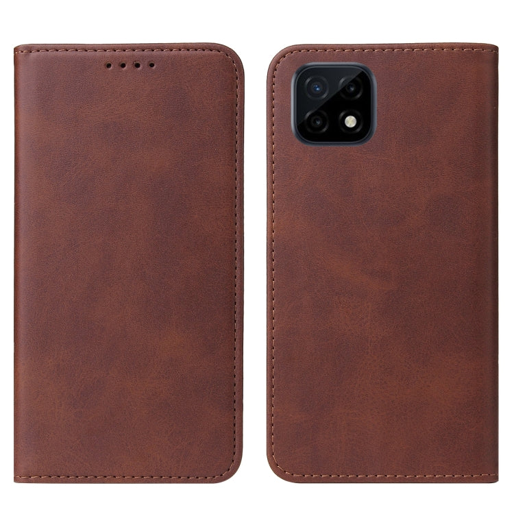 For Realme C21Y Magnetic Closure Leather Phone Case
