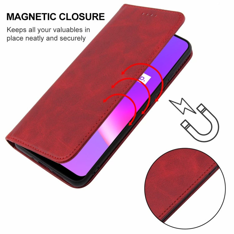 For Realme C25 Magnetic Closure Leather Phone Case