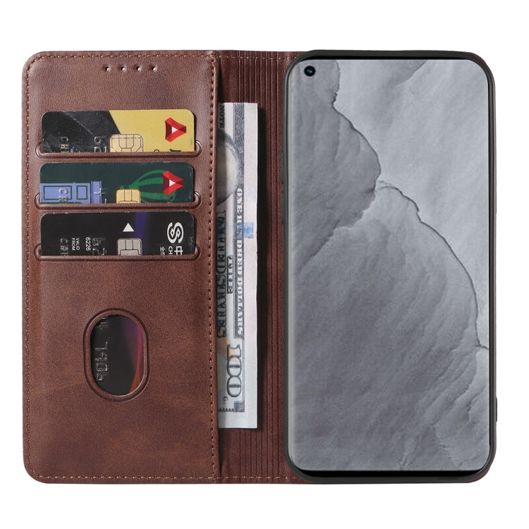 For Realme GT Master Magnetic Closure Leather Phone Case