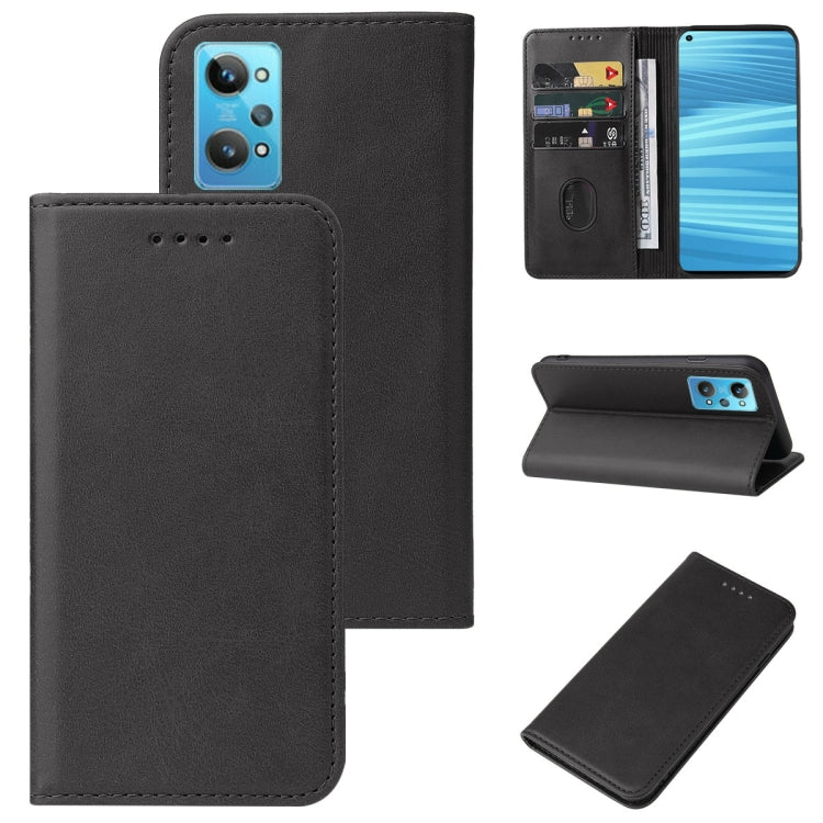 For Realme GT2 Magnetic Closure Leather Phone Case